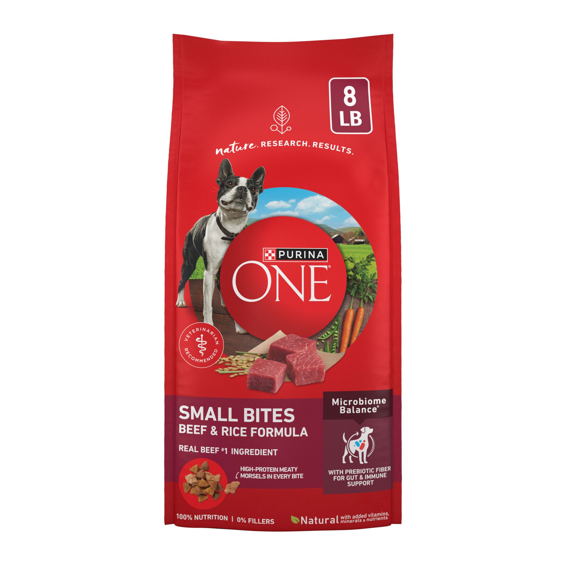 Purina ONE SmartBlend Small Bites Beef & Rice Formula Adult Dry Dog Food