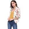 INSPIRE CHIC Women's Notched Lapel Open Front Business Casual Blazer - 3 of 4