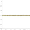 Black Bow Jewelry 1.8mm, 10k Yellow Gold Lightweight D/C Rope Chain Anklet - 4 of 4