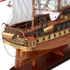 USS Constitution Exclusive Edition Model Ship – 37" Wooden Replica, Laser-Engraved Hull By Old Modern Handicrafts - 2 of 4