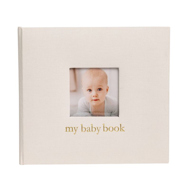 Pearhead Linen Babybook, 1 of 9