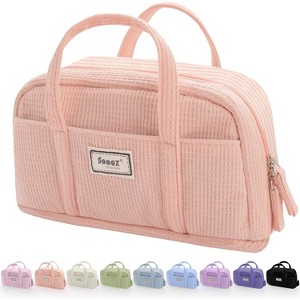 Paaaawaters Large Pencil Case Pouch, Extra Big Pencil Bag with 5 Compartments, Pen Bag Wide Opening - 1 of 4