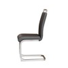 CAVINAS Modern Dining Chairs, Faux Leather High Back Upholstered Side Chair with C-shaped Tube Metal Legs, Guest Office Chair - 3 of 4