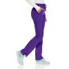 MediChic Women's Terri Stretch Straight Leg Six Pocket Cargo Scrub Pants - 3 of 4
