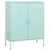 vidaXL Storage Cabinet Olive Green Steel Medium - Mint - 2 of 4
