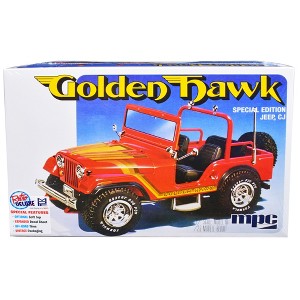 Skill 2 Model Kit 1981 Jeep CJ5 Golden Hawk 1/25 Scale Model Car by MPC - 1 of 4