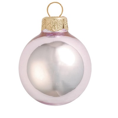 Northlight 12ct Baby Pink Shiny Finish Christmas Ball Ornaments 2.75" (70mm)