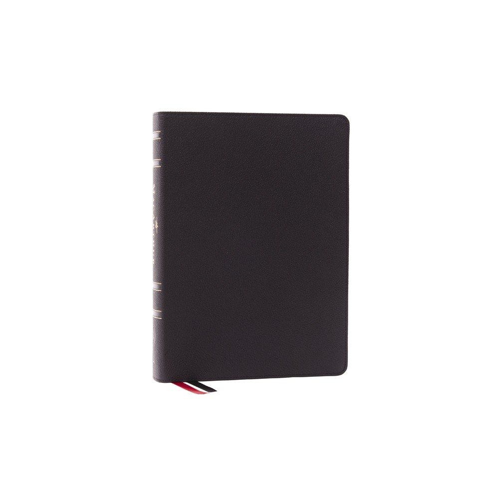 Lsb, MacArthur Study Bible, Black Genuine Leather, Comfort Print - by John F MacArthur (Leather Bound)