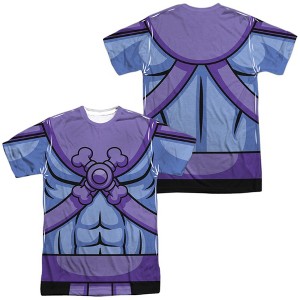 Popfunk Masters of the Universe Cartoon Skeletor Front-Back Print Adult Sublimated Costume T-Shirt - 1 of 4