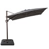 Crestlive Products 9x11FT Cantilever Umbrella UV30+ Outdoor 360 Degree Rotation Offset Umbrella 6 Heights Adjustable with Base - 2 of 4