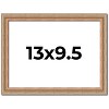 PosterPalooza | Photo Size Deco Brown Picture Frame - UV Acrylic, Foam Board Backing, Hanging Hardware - 2 of 4