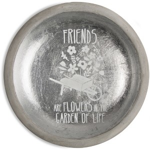 Pavilion Gift Company - Friends - 5" Cement Keepsake Dish - Decorative Trays and Platters - 1 of 4