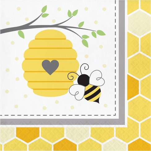 Hey, Bae-Bee Small Bee Cocktail Napkins