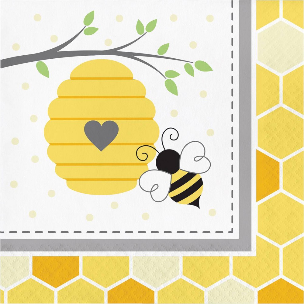 Bumblebee 48ct Baby Shower Napkins