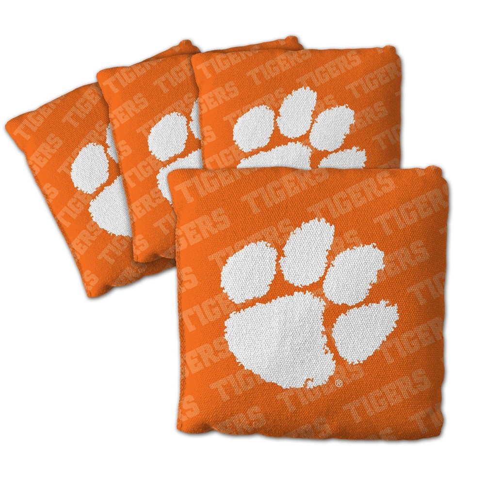 NCAA Clemson Tigers 4pk Orange Toss Game Set