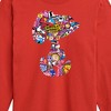 Boys' - Peanuts - Snoopy Silhouette Pattern Long Sleeve Graphic T-Shirt - 2 of 4