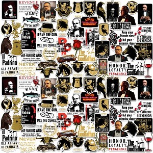 The Godfather Vinyl Large Deluxe Stickers Variety Pack of 100 - 1 of 4