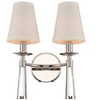 Crystorama Lighting Baxter 2 - Light Sconce in  Polished Nickel - 4 of 4