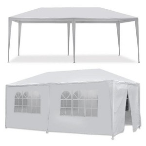 Outdoor Canopy Tent, Wedding Party Tent Sun Shade Metal Frame Shelter - 1 of 4