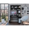 PAGED Home Office Desk Simple Modern Computer Desk with 6 Open Storage Shelves for Office, Study - 2 of 4
