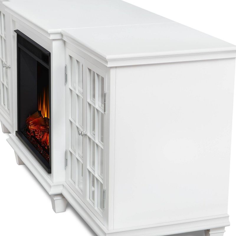 Real Flame Marlowe Electric Fireplace Entertainment Center White, 6 of 12