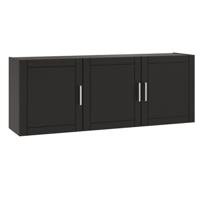 54" Welby Wall Cabinet Black - Room & Joy