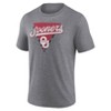 NCAA Oklahoma Sooners Men's Gray Triblend T-Shirt - 2 of 3