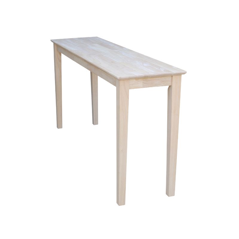 Shaker Table Unfinished - International Concepts, 5 of 12