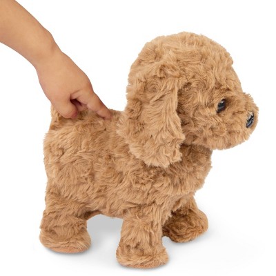 Детские мягкие игрушки Our Generation Playful Paws Goldendoodle Puppy Walking & Barking Electronic Interactive Pet Dog Plush: Plastic Polyester Toy — фото 8