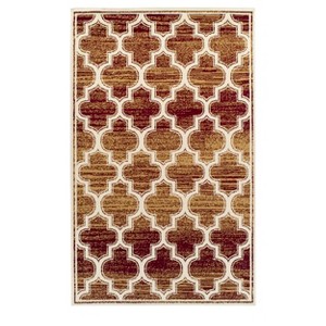 Modern Geometric Trellis Indoor Area Rug or Runner by Blue Nile Mills - 1 of 4