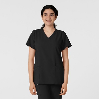 Wink W123 Women's Basic V-Neck Scrub Top