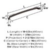 Amerock Bellamy Appliance Pull for Large Panels and Oversized Cabinets - 4 of 4