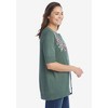 Woman Within Plus Size Perfect Elbow-Length Sleeve Cardigan - 4 of 4