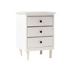 NicBex Nightstand with 3 Drawers,Modern Side Table with Handles and Wood Legs,Bedside Table for Bedroom,Living Room - 2 of 4