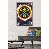 Trends International NBA Denver Nuggets - Maximalist Logo 23 Framed Wall Poster Prints - 2 of 4