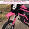 24V Kids Electric Dirt Bike 350W Motor, 3-Speed (5-14.29MPH), Hydraulic Suspension, 135LBS Capacity for Ages 8-12, 90 Min Runtime - 4 of 4