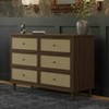 Namesake Marin with Cane 6 Drawer Assembled Dresser - 3 of 4