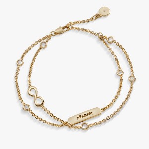 Alex and Ani 'Mom' Infinity Chain Bracelet, Adjustable - 1 of 3