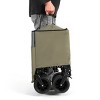 YONWAY Extra Long 300L Wagon Cart Collapsible,220LB Weight Capacity with Big All-Terrain Wheels, Utility Carts for Groceries,Shopping,Camping - 4 of 4