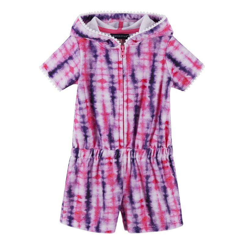 Andy & Evan  Kids GIRLS FRENCH TERRY COVER-UP, 1 of 3