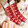 Festive Frolicking Reindeers Holiday Socks (Women's Sizes, Adult Medium) from the Sock Panda - Great for Christmas Time - 2 of 3