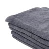 Unique Bargains 250gsm Microfiber Towel Clean Cloths Car Washing Wax ...