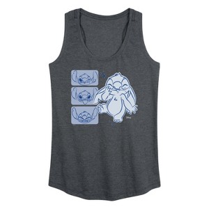 Women's - Disney - Lilo & Stitch Graphic Racerback Tank - 1 of 4