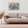 Stupell Industries Expressive Blooming Roses Floating Frame Canvas Art, Gray, 25" x 17" - 3 of 4