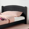 Infurnic Beds, Twin Over Pull-Out Bunk Bed with Trundle and Headboard, Extendable Bunk Beds for Small Space Bedroom, Black, 80"*50"*40" - 3 of 4