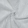 Habitat 100% Polyester Lausanne Sheer Chenille Leaf Delightful Texture Grommet Curtain Panel 52" x 84" Off White - 3 of 4