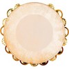 MEINL Artisan Edition Calf Skin Tambourine Dual Rows, Mixed Jingles, 10" Solid Brass Jingles - 2 of 4