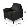 Modern Club Chairs Comfy Single Sofa Chair For Living Room-Cuddlewood - 4 of 4