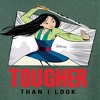 Women's - Disney Princess - Mulan Tougher Than I Look Lightweight French Terry Wide Neck Long Sleeve Shirt - 2 of 4