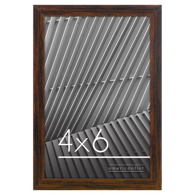 Thin Picture Frame With Shatterproof Glass Horizontal and Vertical Formats for Wall and Tabletop - Americanflat